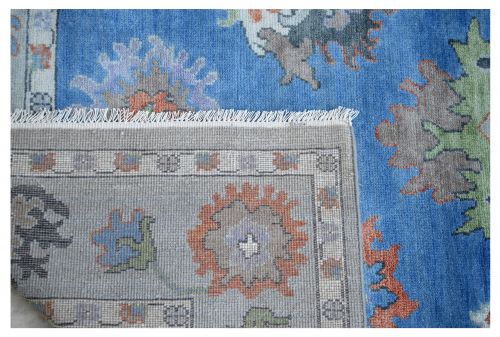 Hand Knotted Oushak Rug 8' X 10'